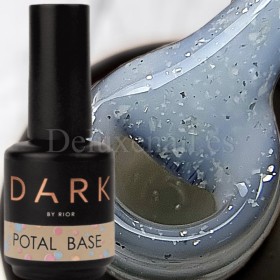 Base Camuflaje Dark Potal 42, Blanco lechoso con foil oro blanco, 15 ml