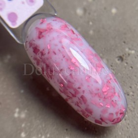 Base Camuflaje Dark Potal 05, Rosa con foil rosa, 15 ml