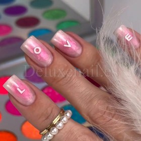 Molde de silicona transparente para los diseños, Letras