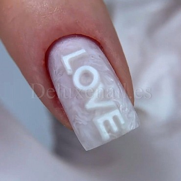 Molde de silicona transparente para los diseños, Letras