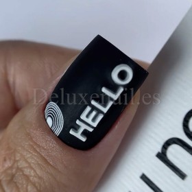 Molde de silicona transparente para los diseños, Letras