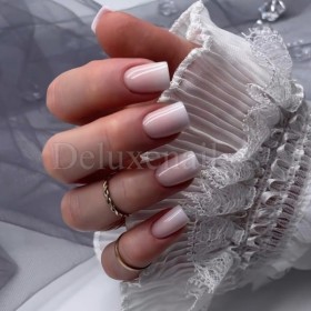 Mangas de encaje para las fotos de la manicura, Blanco