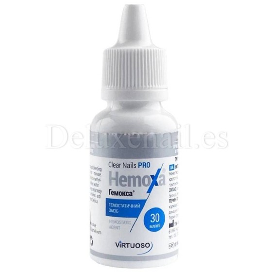 Liquido hemostático antiséptico (cortasangre) Hemoxa Transparente