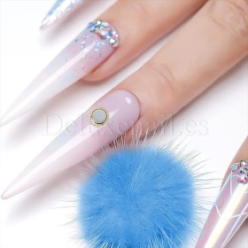 Pompón magnético desmontable, negro