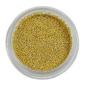 Microbolitas caviar metálicas, Dorado, 0,8 mm