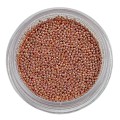 Microbolitas caviar metálicas, Dorado Rosado, 0,8 mm