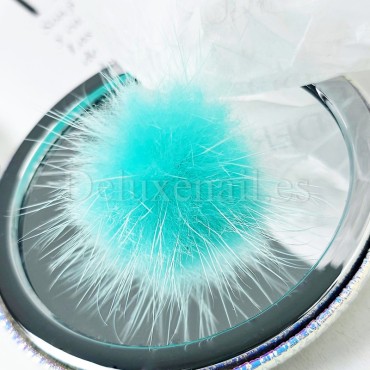 Pompón magnético desmontable, menta