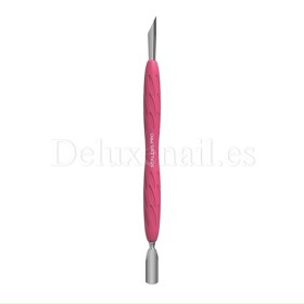 PQ-10/2 - Empuja cutículas con mango de silicona Staleks Pro UNIQ