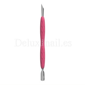 PQ-10/2 - Empuja cutículas con mango de silicona Staleks Pro UNIQ