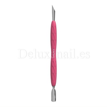 PQ-10/2 - Empuja cutículas con mango de silicona Staleks Pro UNIQ