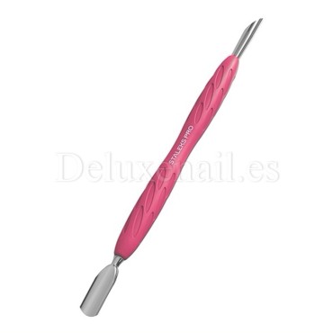 PQ-10/2 - Empuja cutículas con mango de silicona Staleks Pro UNIQ