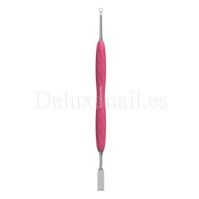 PQ-11/1 - Empuja cutículas con anillo con mango de silicona Staleks Pro UNIQ