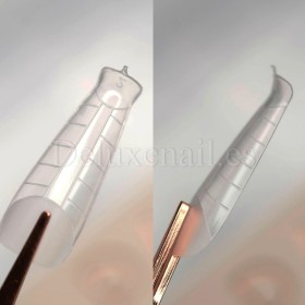 Kit de Tips Dual System Dark con moldes de silicona, 120 uds, 12 medidas