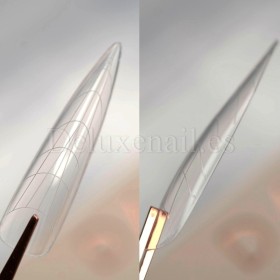 Kit de Tips Dual System Dark con moldes de silicona, 120 uds, 12 medidas