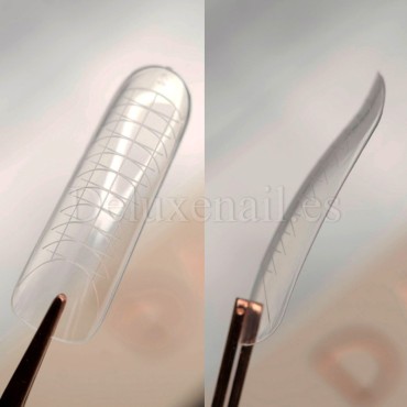 Kit de Tips Dual System Dark con moldes de silicona, 120 uds, 12 medidas