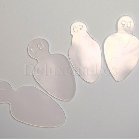 Kit de Tips Dual System Dark con moldes de silicona, 120 uds, 12 medidas