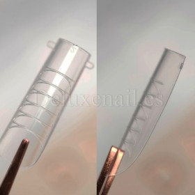 Kit de Tips Dual System Dark con moldes de silicona, 120 uds, 12 medidas