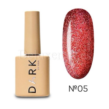 Esmalte permanente Ojo de gato Reflectante 05 Dark, Rojo, 10 ml