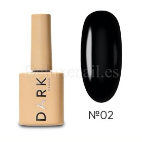 Esmalte Permanente Dark 02, Negro, 10 ml