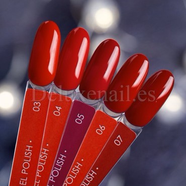 Esmalte Permanente Dark 04, Rojo, 10 ml