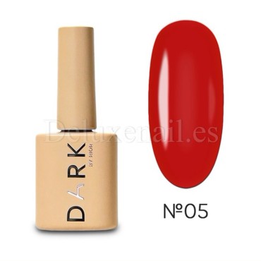 Esmalte Permanente Dark 05, Rojo rosado, 10 ml