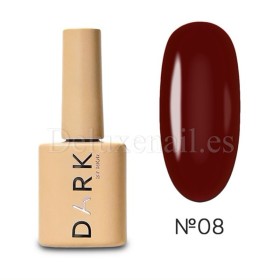 Esmalte Permanente Dark 08, Rojo oscuro, 10 ml