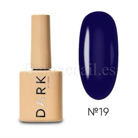 Esmalte Permanente Dark 19, Azul oscuro, 10 ml