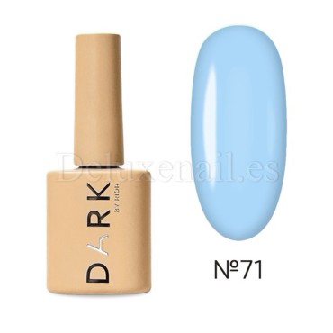 Esmalte Permanente Dark 71, Azul cielo claro, 10 ml