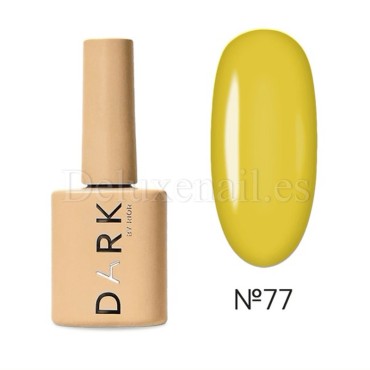 Esmalte Permanente Dark 77, Amarillo, 10 ml