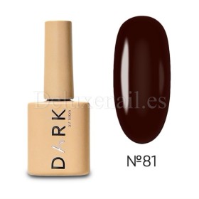 Esmalte Permanente Dark 81, Burdeos muy oscuro, 10 ml