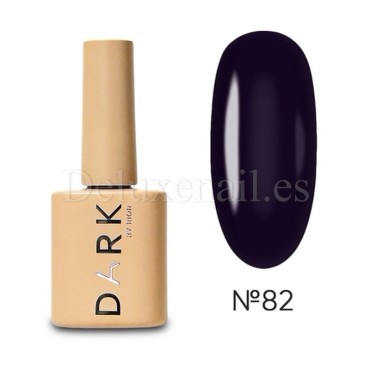 Esmalte Permanente Dark 82, Berenjena muy oscuro, 10 ml