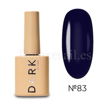 Esmalte Permanente Dark 83, Azul muy oscuro, 10 ml