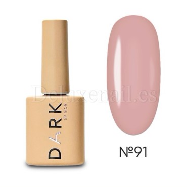 Esmalte Permanente Dark 91, Rosa apagado claro, 10 ml