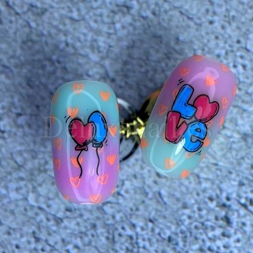 Placa Pequeña 09 Darstamp In love