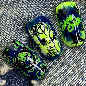 Placa Pequeña 05 Darstamp Graffiti