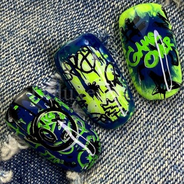 Placa Pequeña 05 Darstamp Graffiti