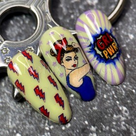 Placa Grande 04 Darstamp Pop Art