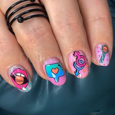 Placa Grande 04 Darstamp Pop Art