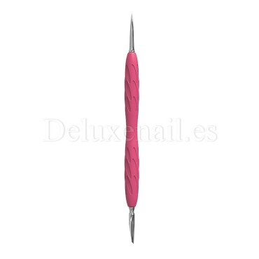 PQ-10/3 - Empuja cutículas con mango de silicona Staleks Pro UNIQ