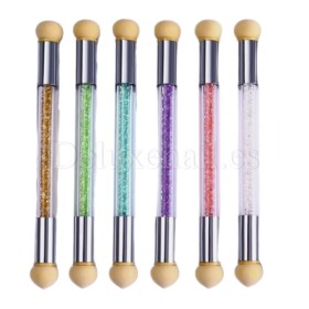 Pincel Esponja para diseños degradados con cristales