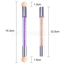 Pincel Esponja para diseños degradados con cristales