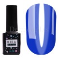 Esmalte permanente Kira Nails Vitrage V09, Azul Vitral (traslúcido), 6 ml