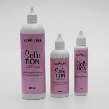 Removedor de cutícula Solution Cuticle Remover Komilfo, 250 ml