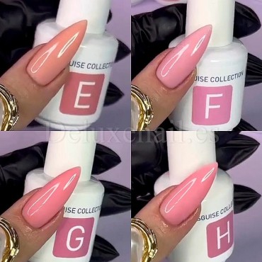 Esmalte Permanente Disguise E American Creator, Colección Nude, Rosa oscuro, 15 ml