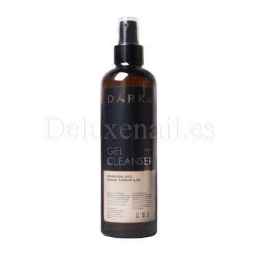 Gel Cleanser Dark, Liquido para limpiar las uñas y eliminar pegajosidad, 250 ml