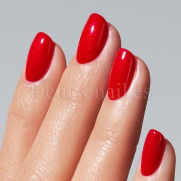 Esmalte Permanente Bravura American Creator, Rojo con micro brillo, 15 ml