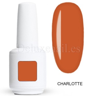 Esmalte Permanente Charlotte American Creator, Rojo anaranjado, 15 ml