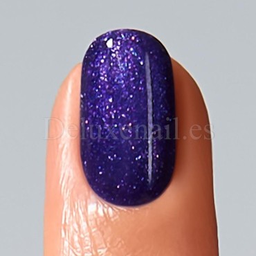 Esmalte Permanente Collapsar American Creator, Azul real con purpurina, 15 ml