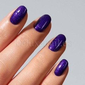 Esmalte Permanente Collapsar American Creator, Azul real con purpurina, 15 ml