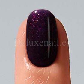 Esmalte Permanente Ignite American Creator, Purpura oscuro con micro brillo rosa, 15 ml